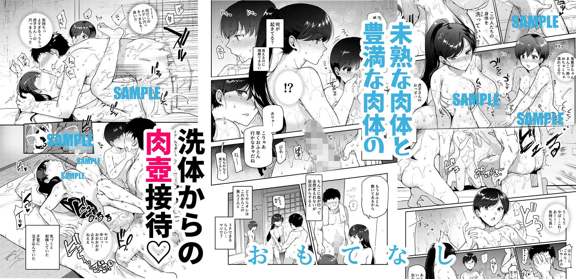 未熟な妹と豊満な姉